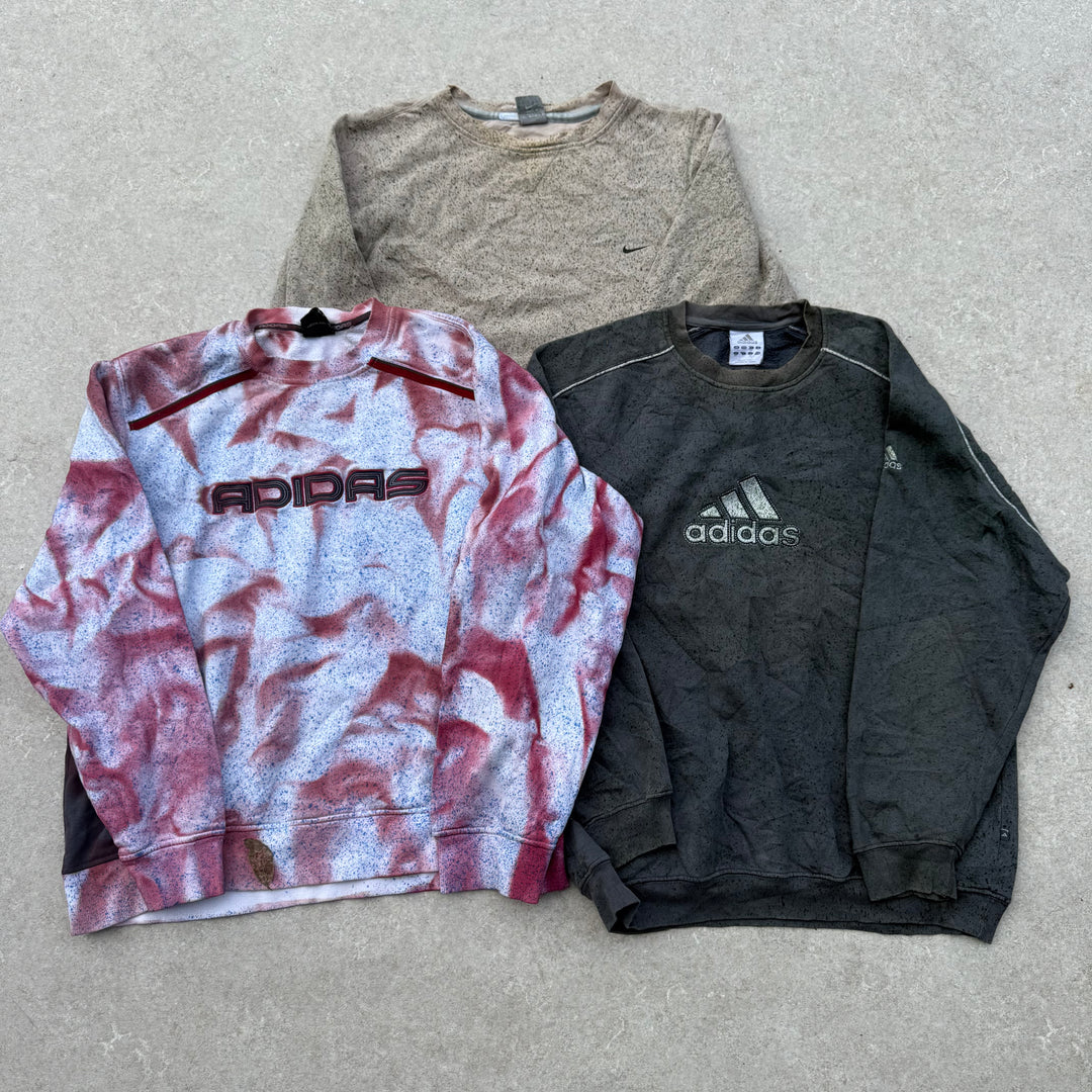 10 Acid Wash Branded Sweatshirts - Reseller Box