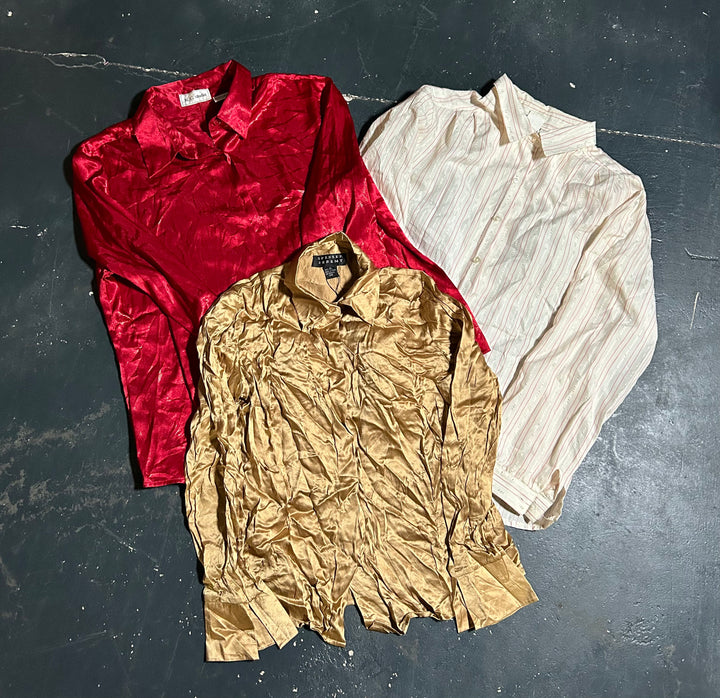 10 x Silk/Satin Blouses