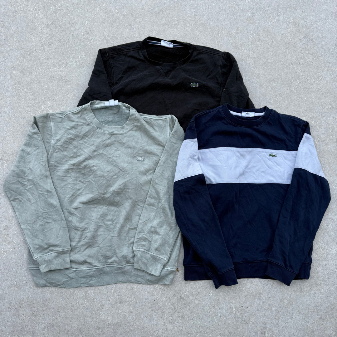 10 Lacoste Sweatshirts - Reseller Box