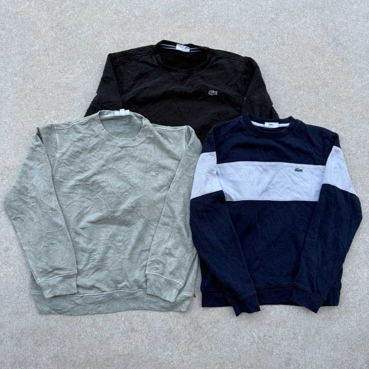 10 Lacoste Sweatshirts - Reseller Box