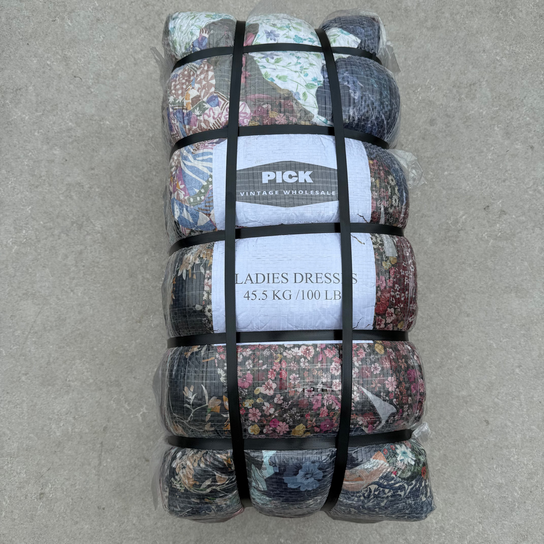 SALE! Unopened 45.5kg Bale of 90's Dresses