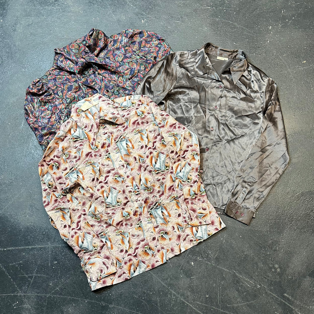 10 x Silk/Satin Blouses