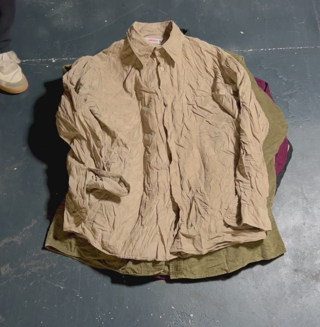 10 x Cord Shirts
