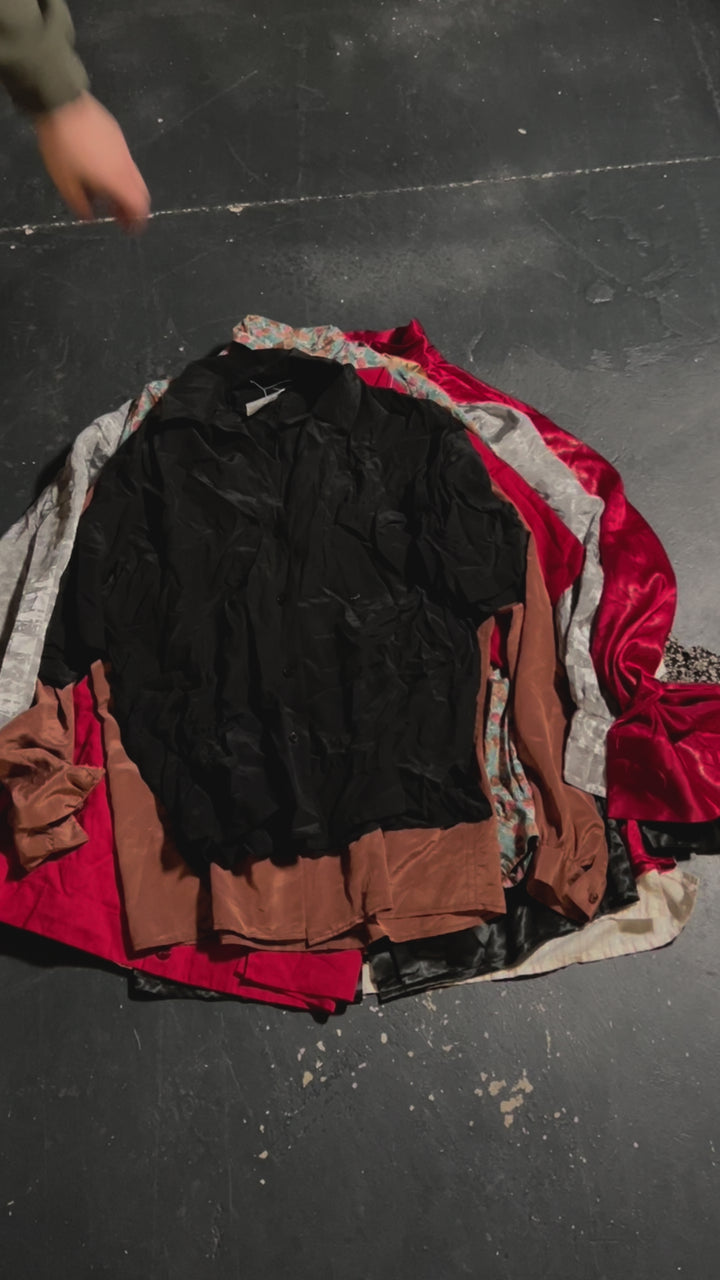10 x Silk/Satin Blouses