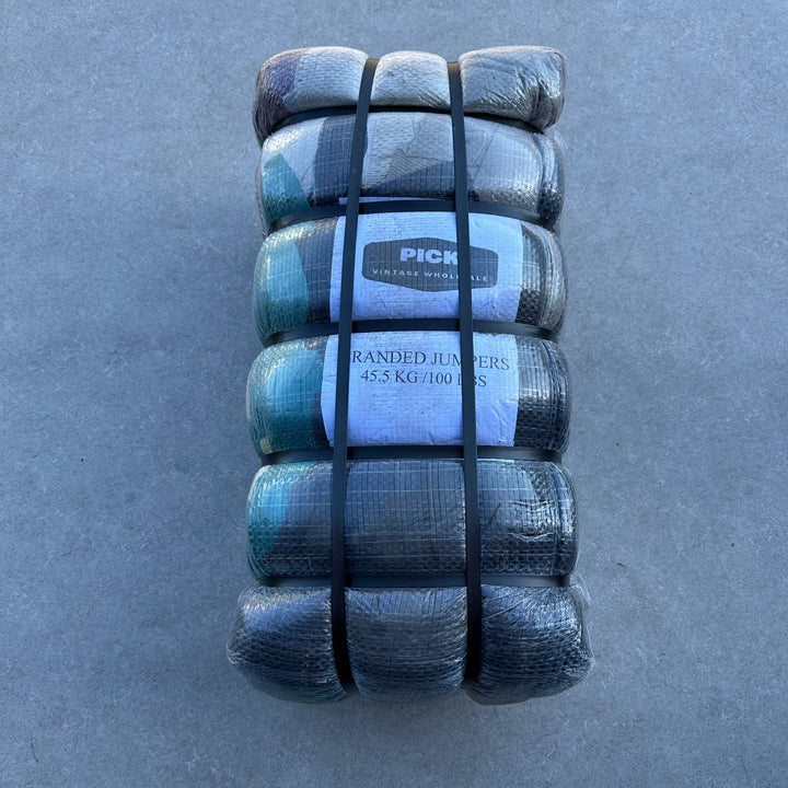 Unopened 45.5KG Bale of Branded Jumpers