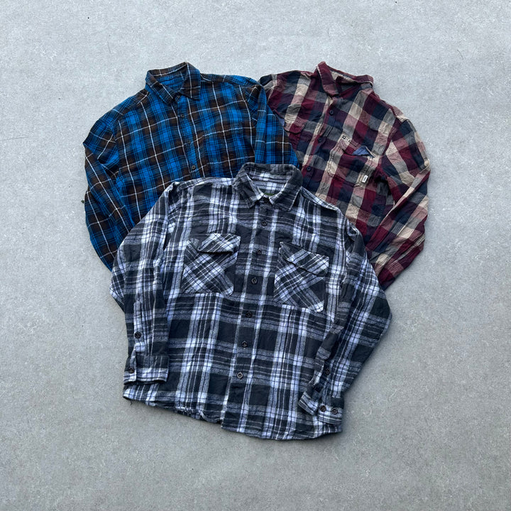 SALE! 10 x Check Flannel Shirts