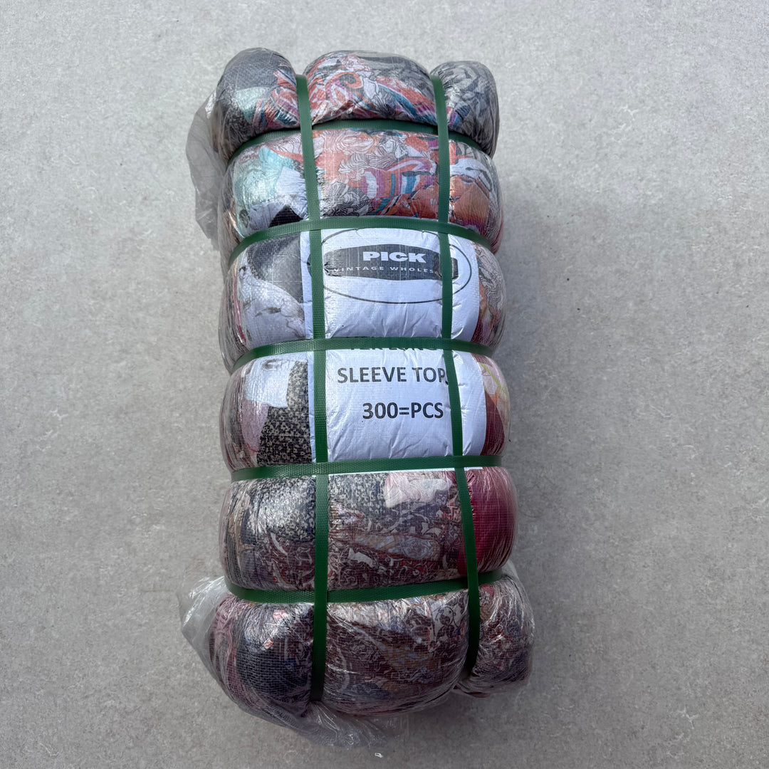 Unopened Bale of Y2K Long Sleeve Tops - 300pcs