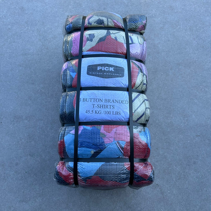 Unopened 45.5kg Bale of Branded Polo Shirts