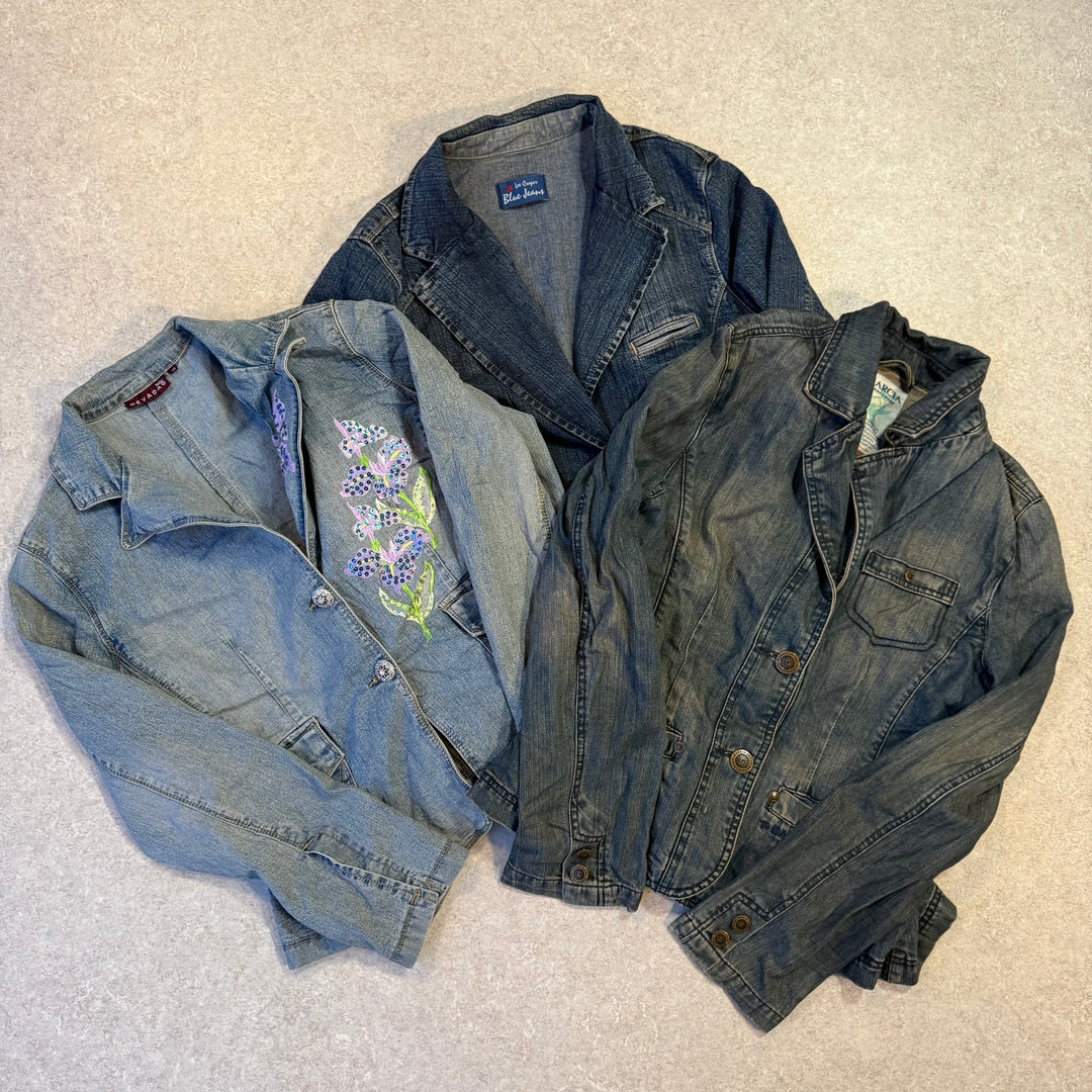 Unopened Bale of Y2K Denim Jackets