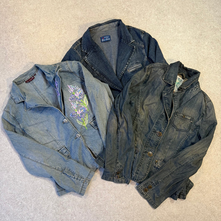 Unopened Bale of Y2K Denim Jackets