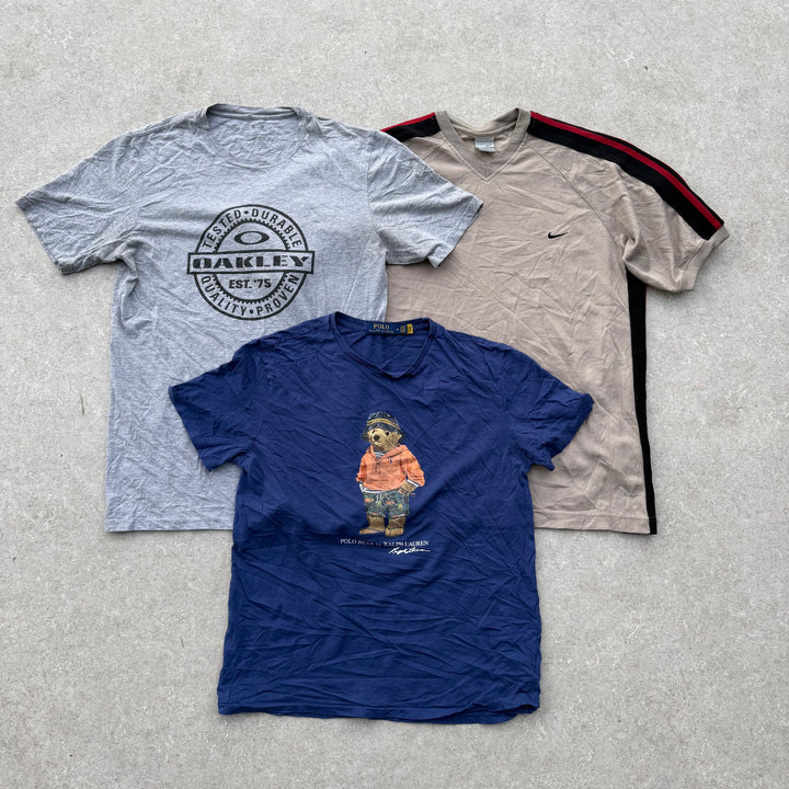 Unopened Bale of Branded T-Shirts