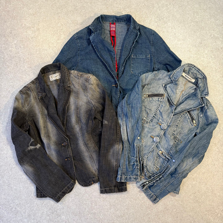 Unopened Bale of Y2K Denim Jackets