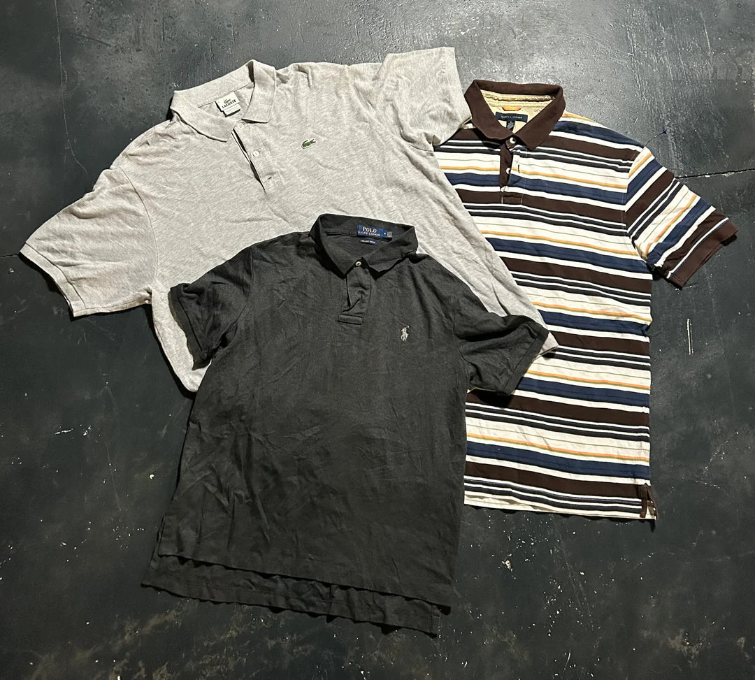 Unopened 45.5kg Bale of Branded Polo Shirts