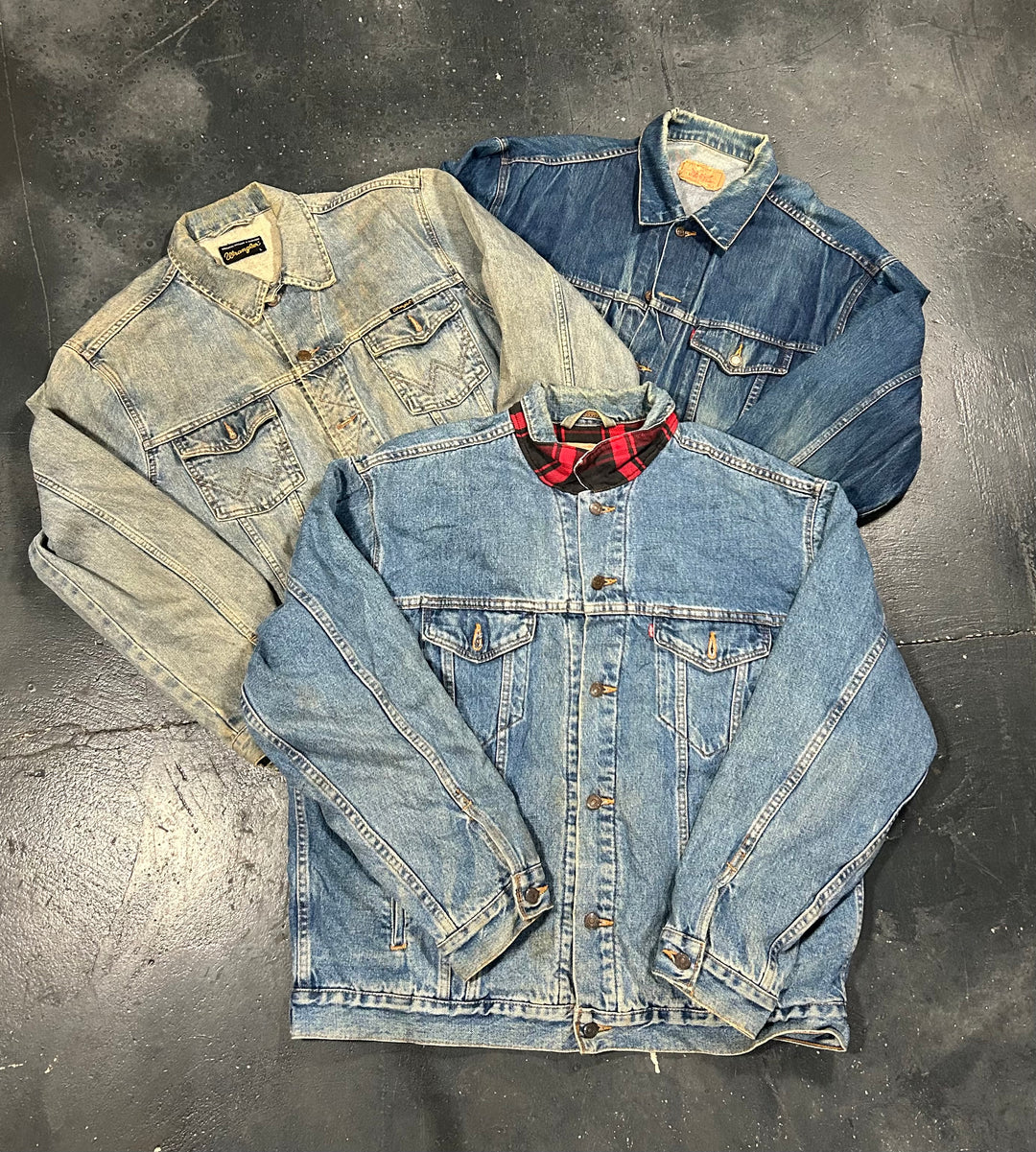 Unopened 45.5kg Branded Denim Jackets Bale