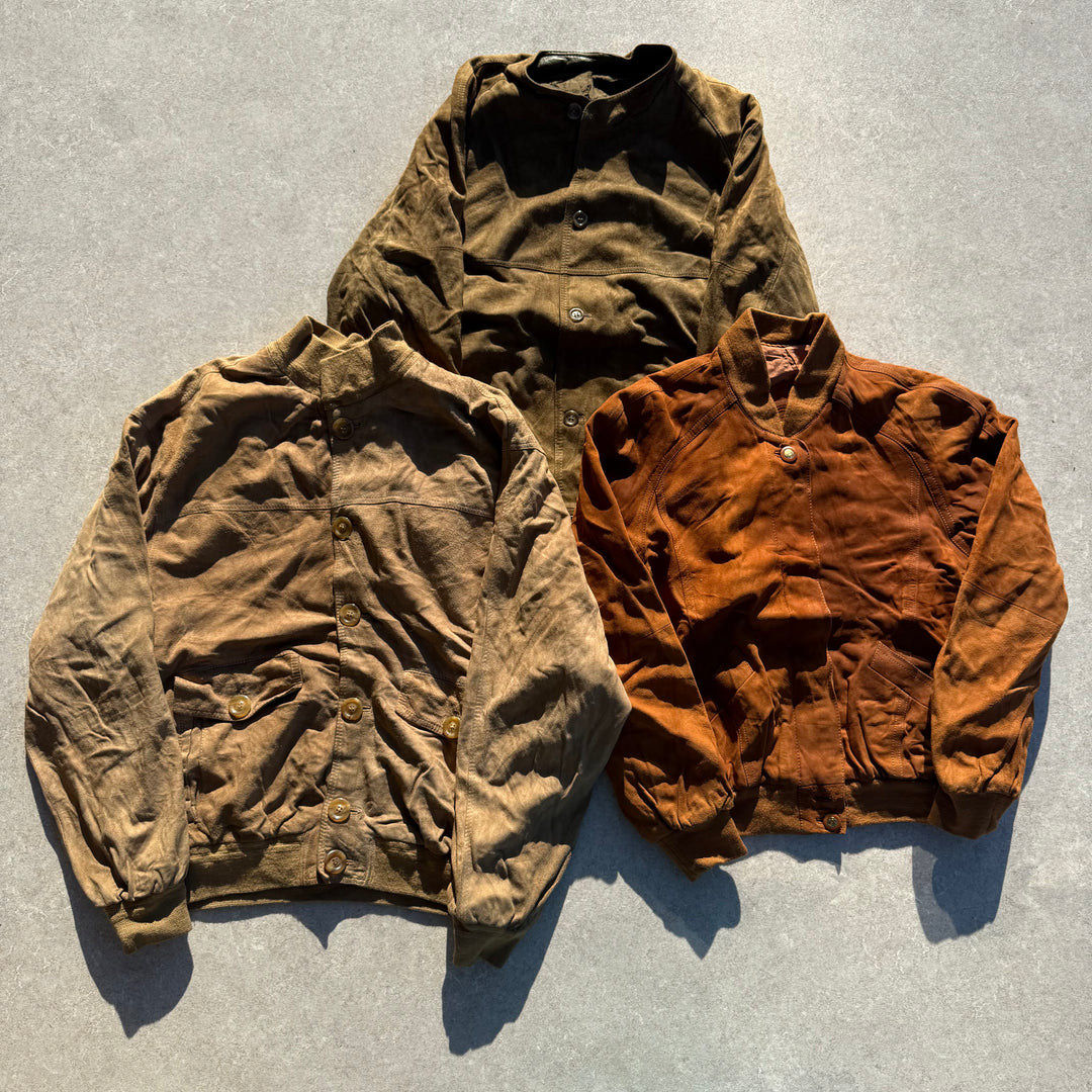 10 x Suede Bomber Jackets