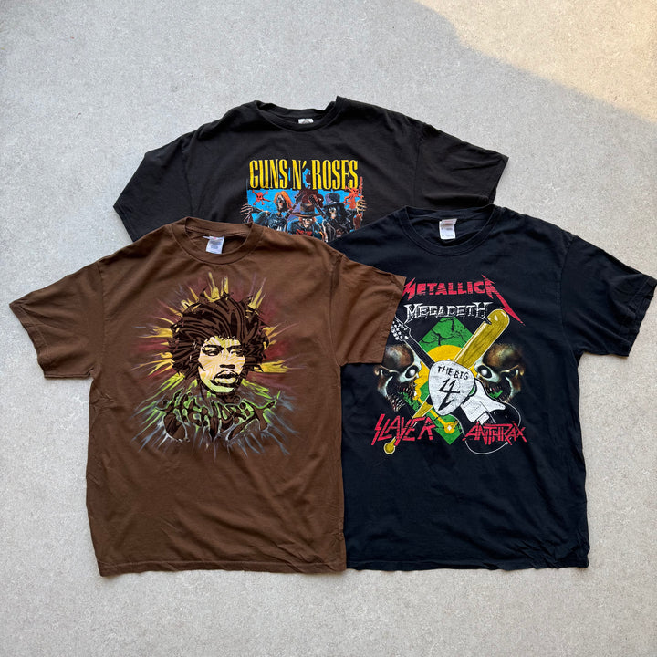 Unopened Bale of Band T-Shirts - 200pcs