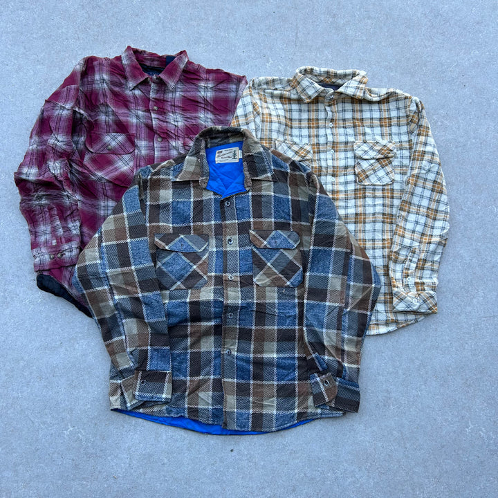 10x Heavy Flannel Shirts - Reseller Box