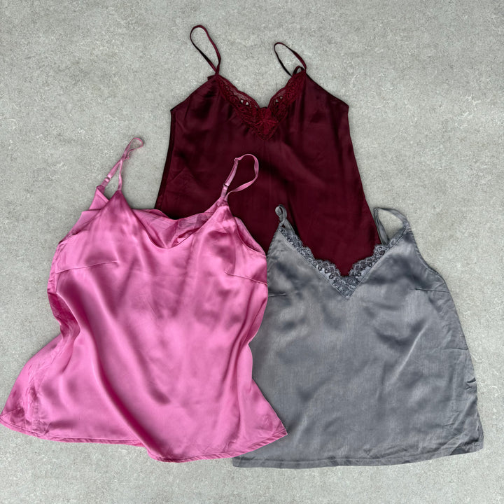 10 x Block Colour Y2K Camis/Tank Tops