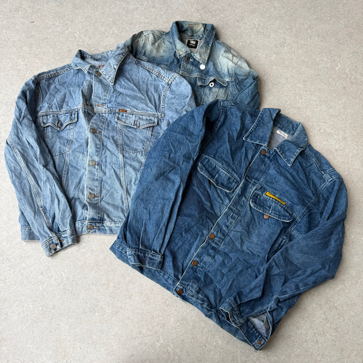 10 x Unbranded Denim Jackets