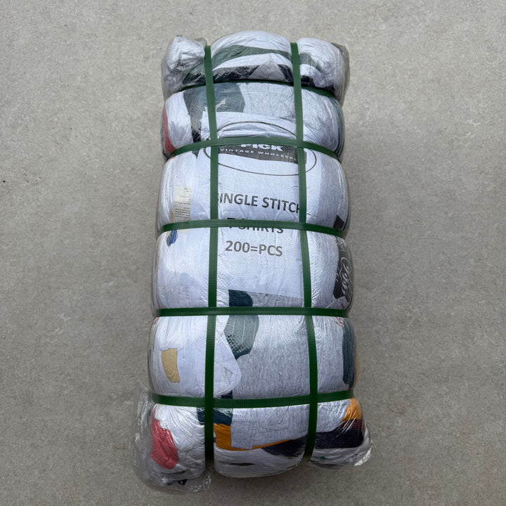 Unopened Bale of Single Stitch T-Shirts - 200 pcs