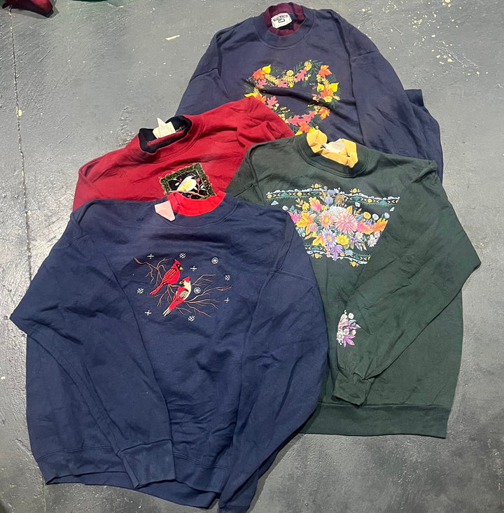 30 Piece Double Collar Printed Sweatshirts Bundle