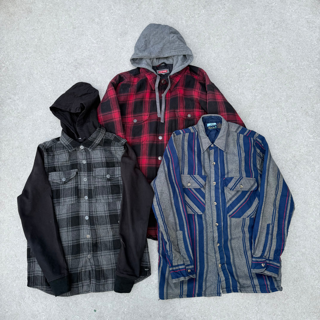 10 x Heavy Flannel Shirts