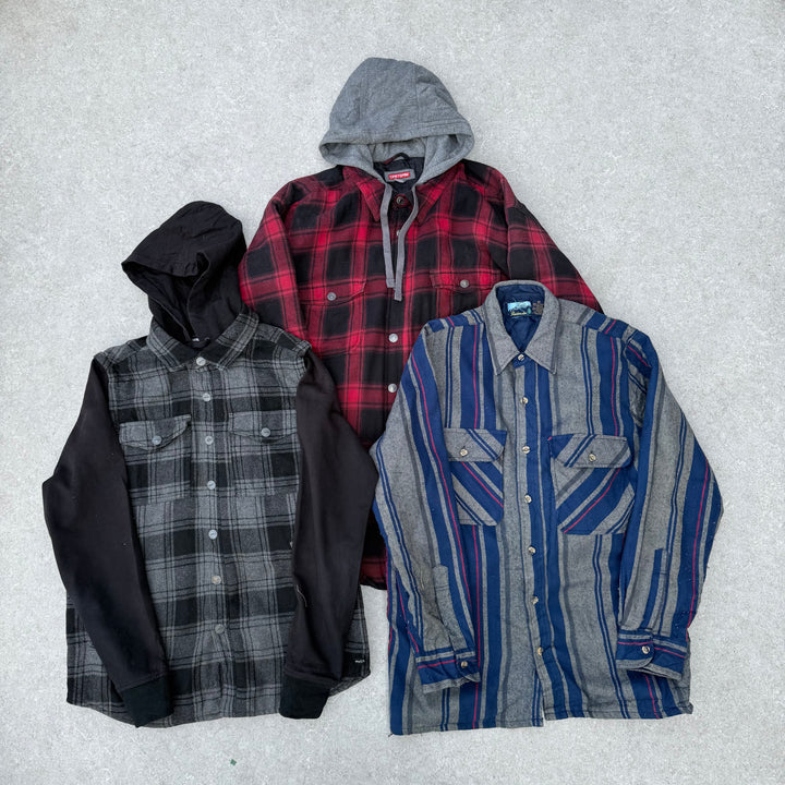 10 x Heavy Flannel Shirts