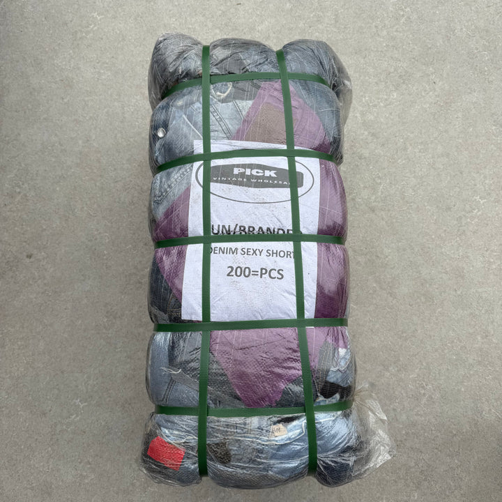 Unopened Bale of Y2K Mini Shorts - 200pcs