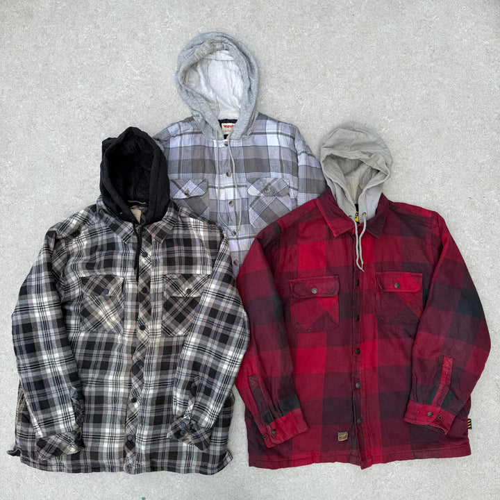 10 x Heavy Flannel Shirts