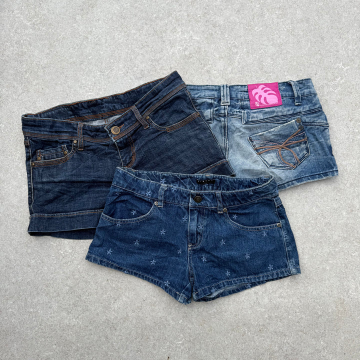 10 x Y2K Mini Shorts