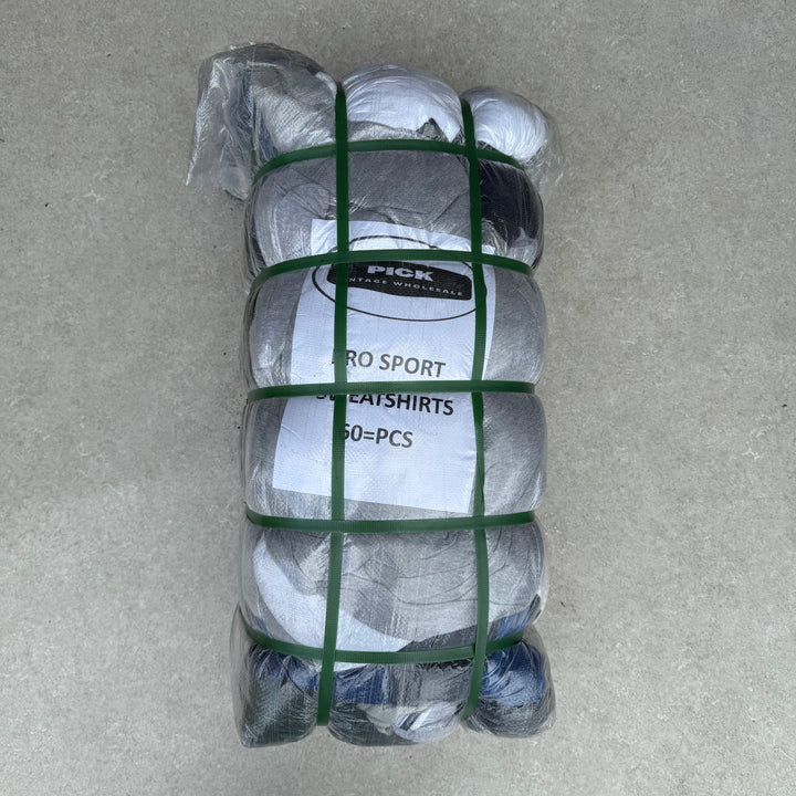 Unopened Bale of Pro Sports Sweatshirts - 60pcs