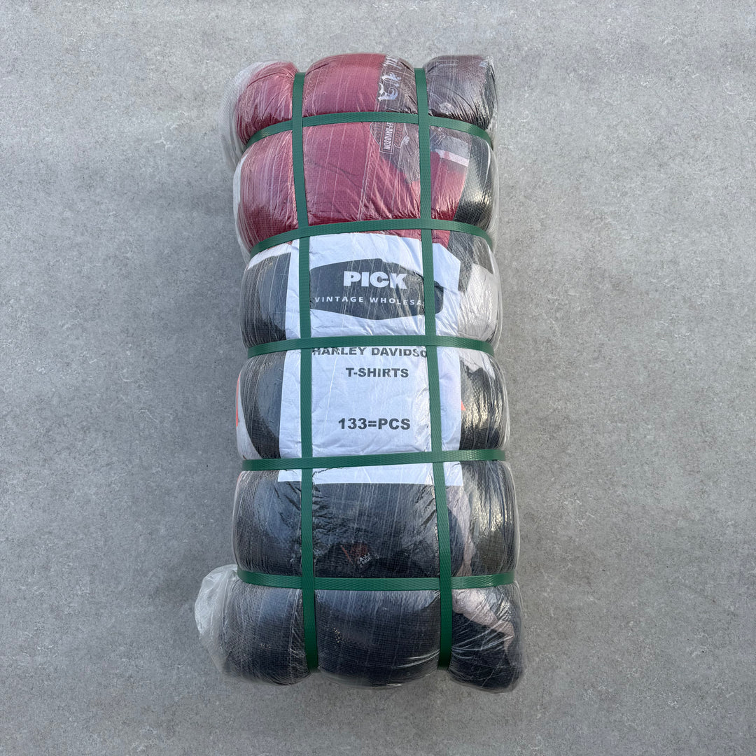 Unopened Bale of Harley Davidson T-Shirts - 133 PCS