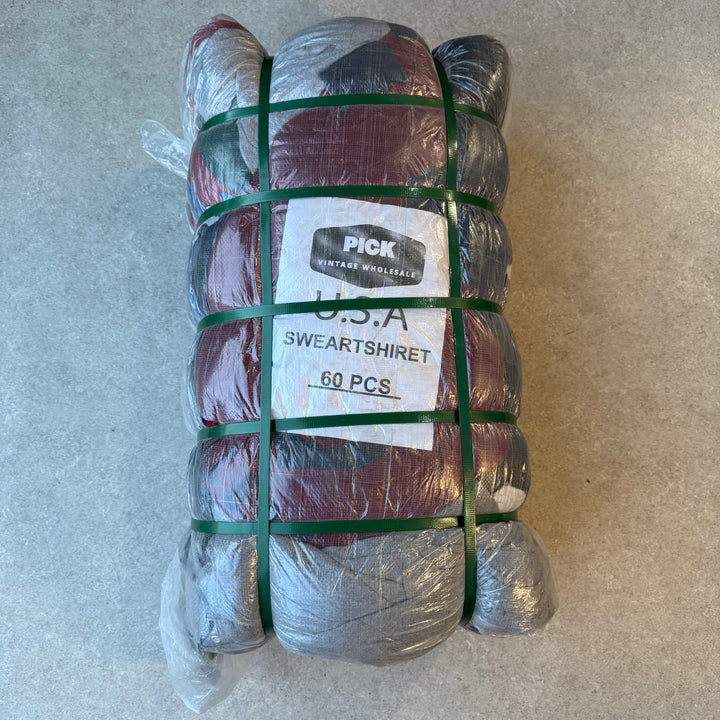 Unopened Bale of USA Sweatshirts/Hoodies