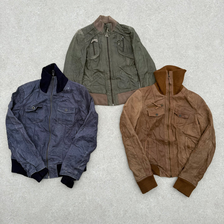 10 Y2K Leather Bomber Jackets - Reseller Box