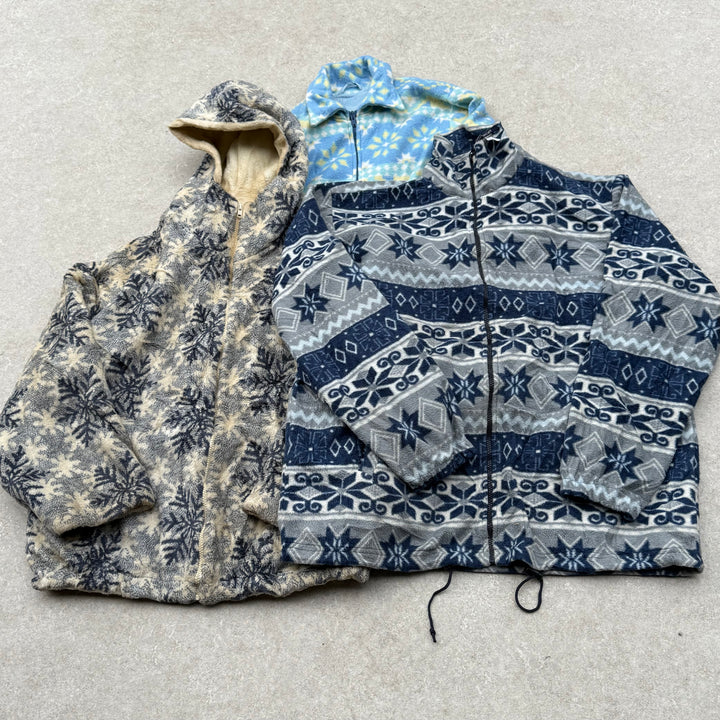 10 Christmas Style Pattern Fleece - Reseller Box