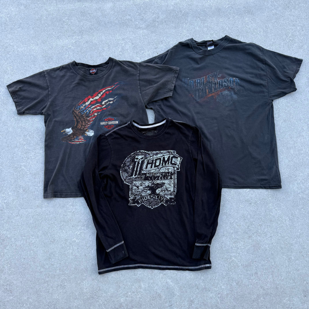 Unopened Bale of Harley Davidson T-Shirts - 133 PCS