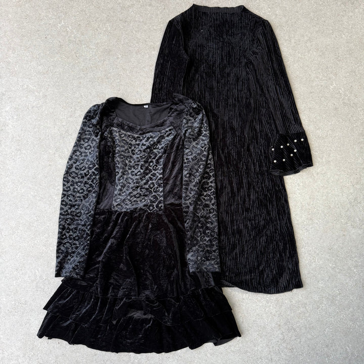 Unopened Bale of Velvet Dresses