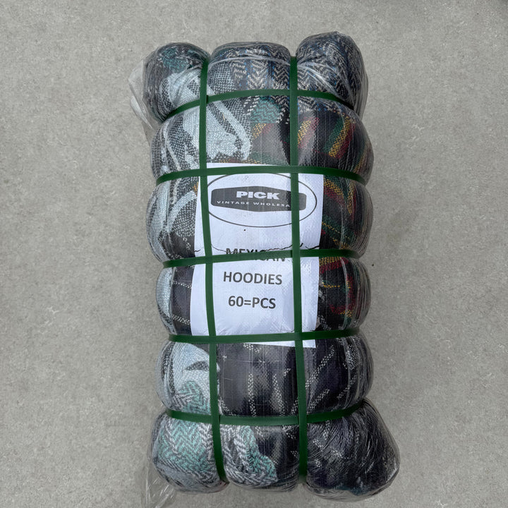 Unopened Bale of Mexican Hoodies