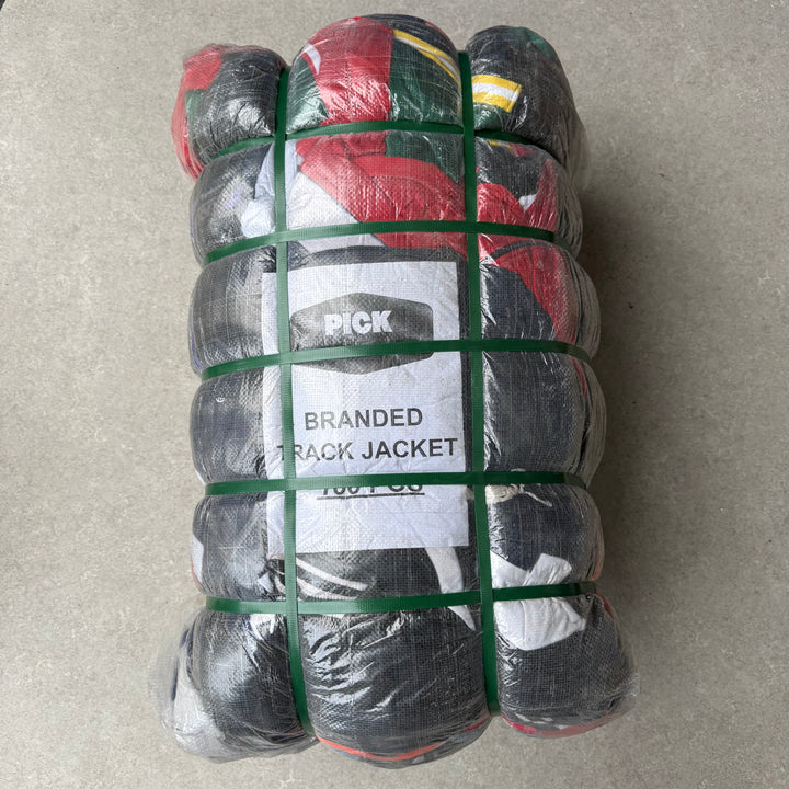 Unopened Bale of Branded Track Jackets
