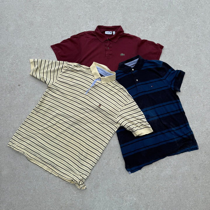 10 x Tommy&Lacoste Polo Shirts