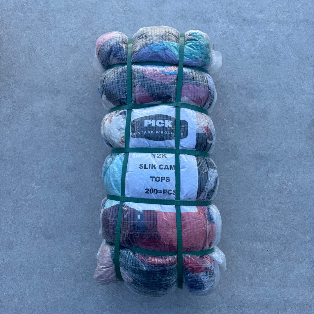Unopened Bale of Silk/Satin Camis and Slips - 200PCS