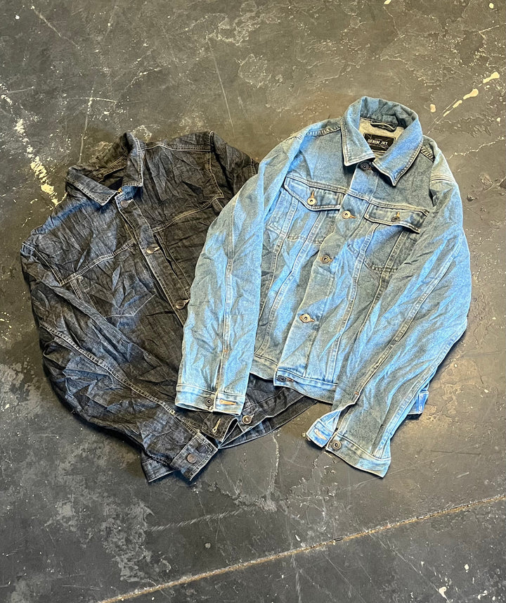 10 Piece Unbranded Denim Jacket Bundle