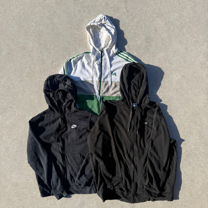 10 x Full Zip Branded Hoodies