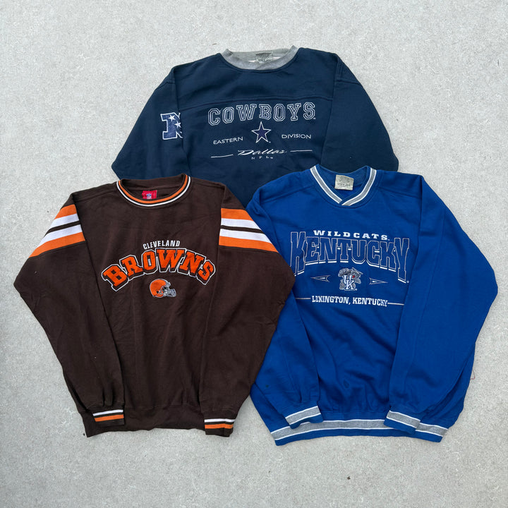 Unopened Bale of Pro Sports Sweatshirts - 60pcs