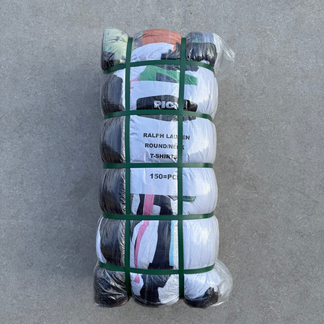 Unopened Bale of Ralph Lauren T-Shirts - 150 PCS