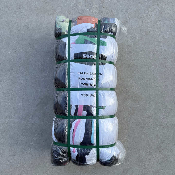 Unopened Bale of Ralph Lauren T-Shirts - 150 PCS