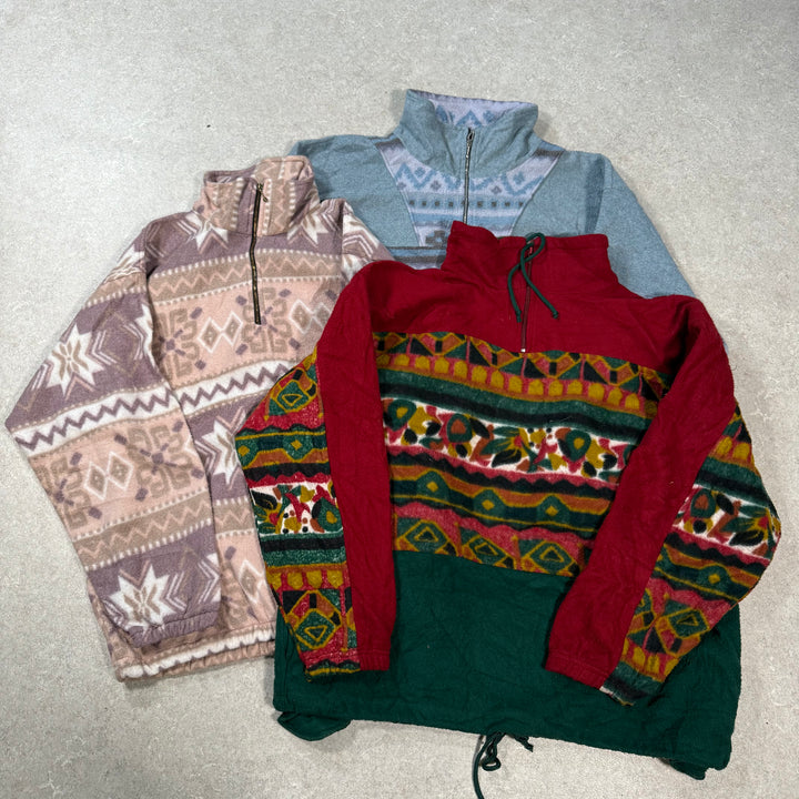 10 x Pattern Fleeces