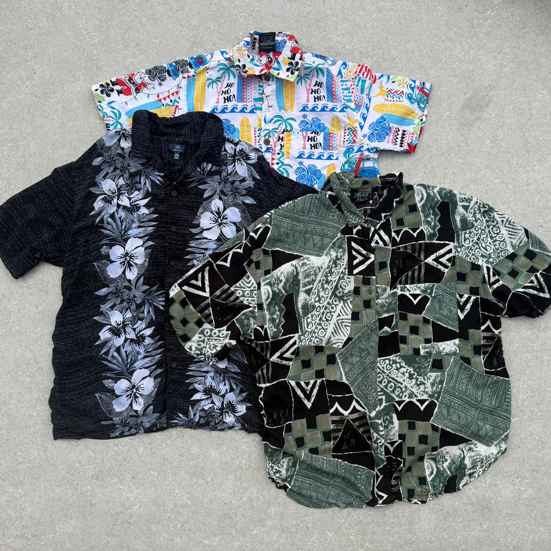 Unopened Bale of Pattern Shirts - 100 PCS