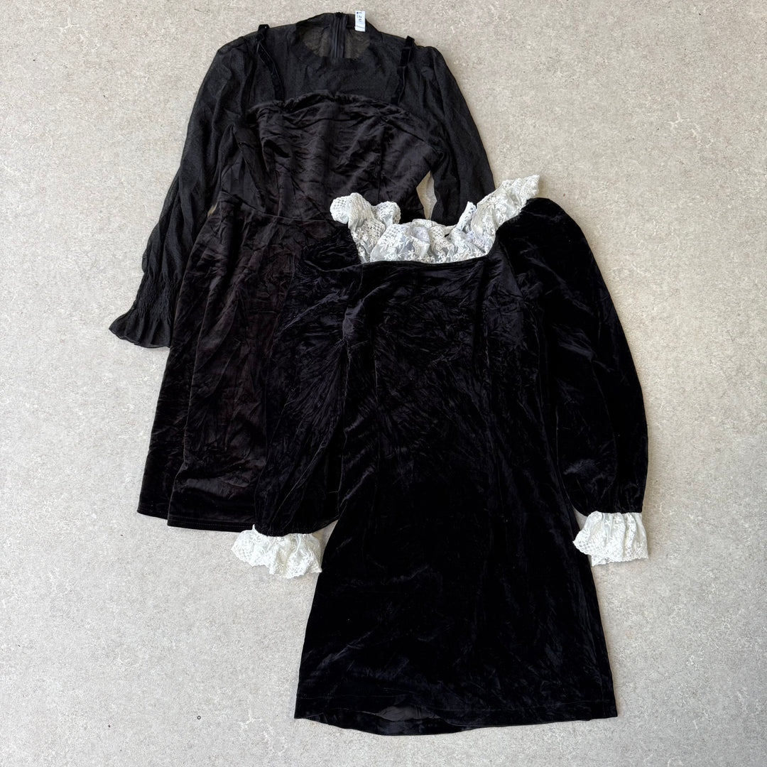 Unopened Bale of Velvet Dresses