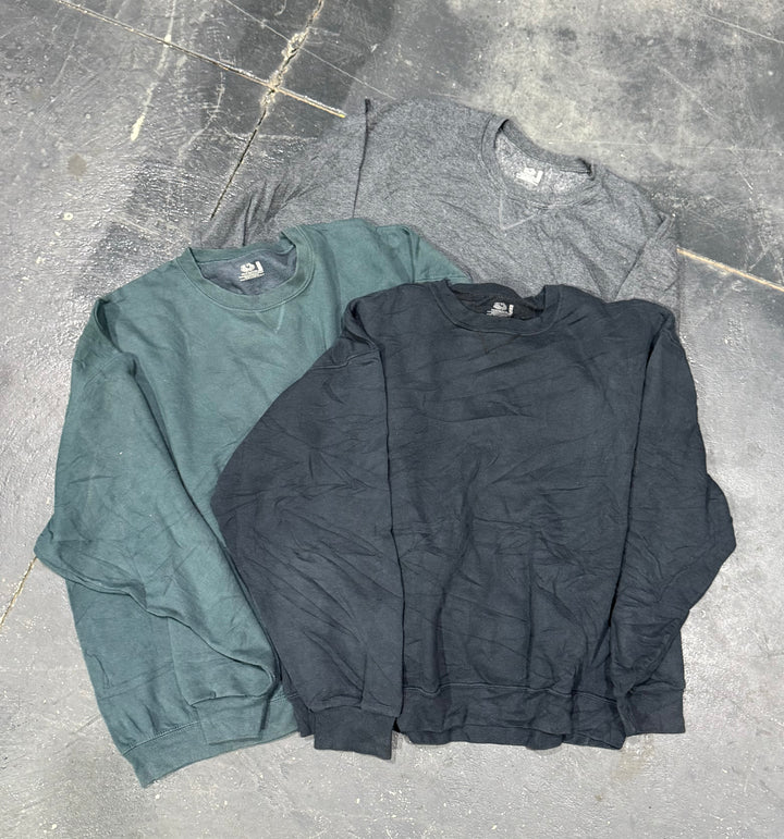 10 Piece Plain Sweatshirt Bundle